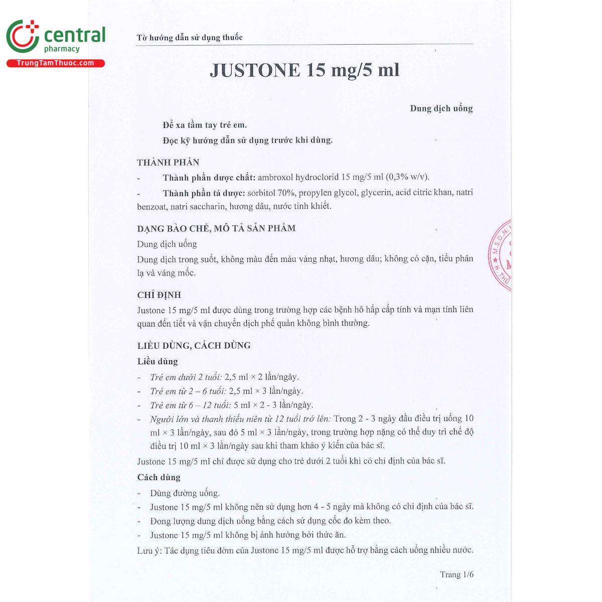 justone 15 mg 5 ml 5 E1102 justone 15 mg 5 ml 5 E1102