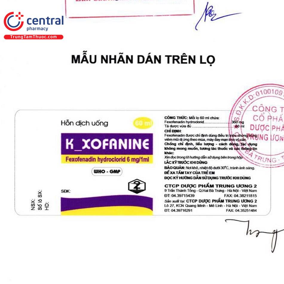 k xofanine 8 K4420