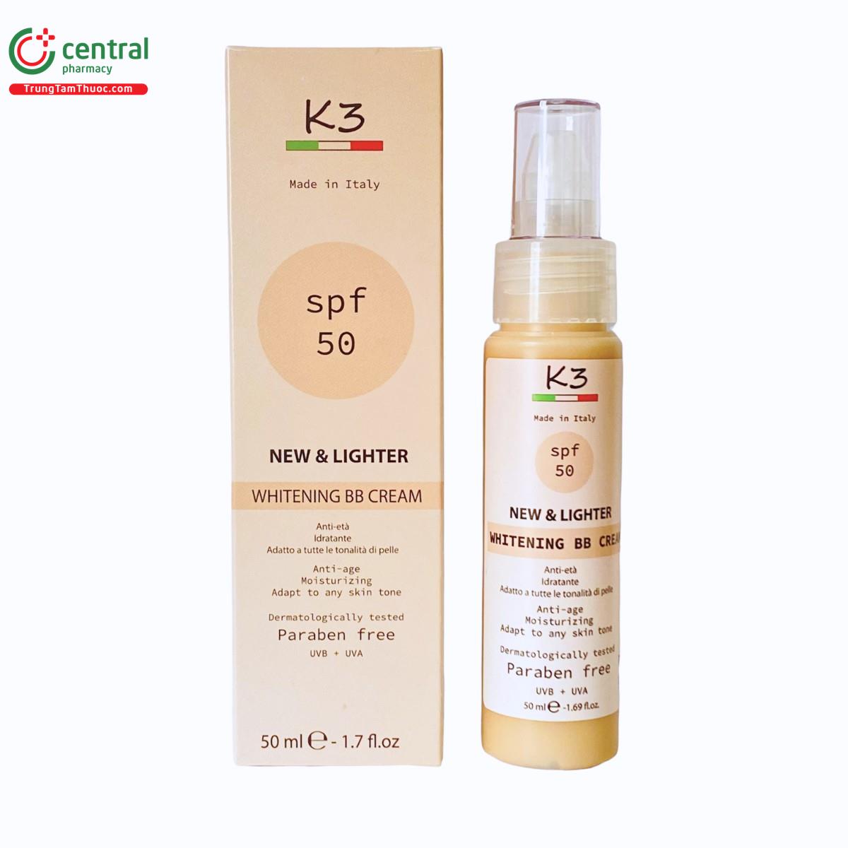 k3 whitening bb cream spf50 1 E1646