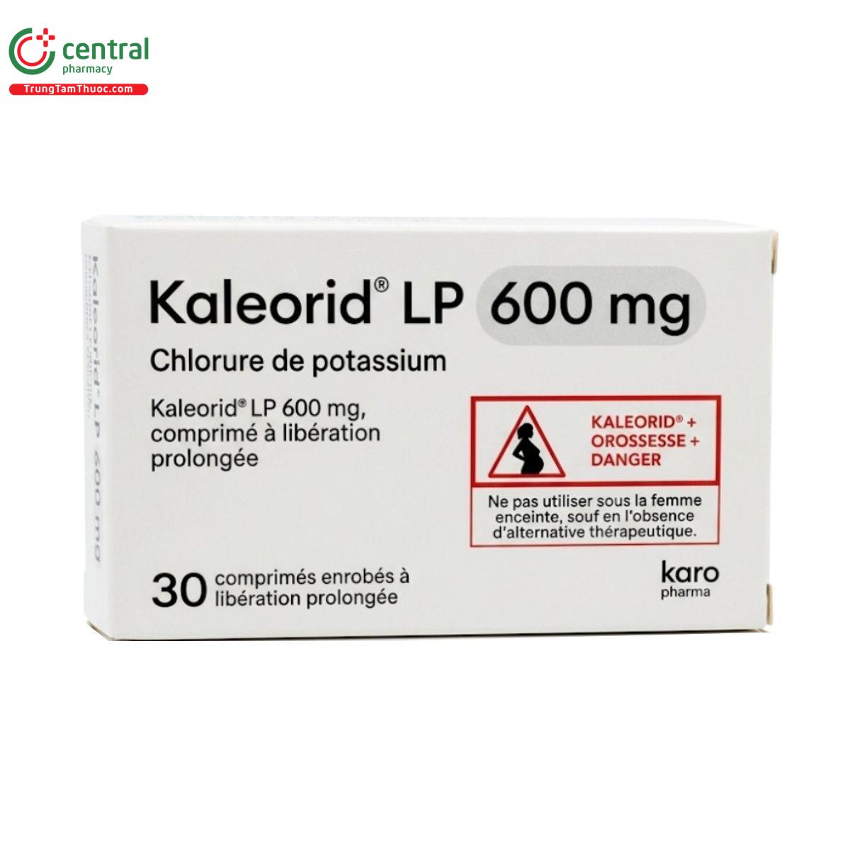 kaleorid lp 600mg 3 D1063