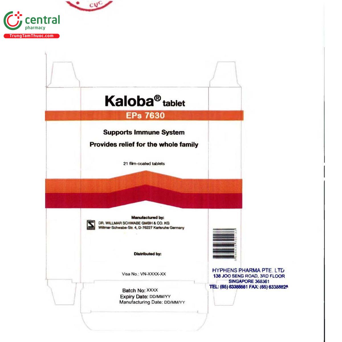 kaloba 20mg 1 C1118 kaloba 20mg 1 C1118