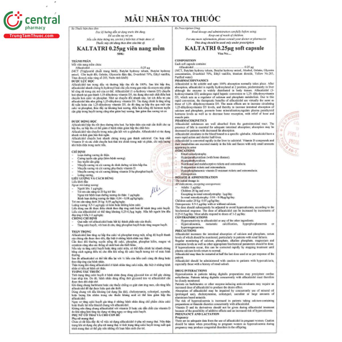 kaltatri 025mcg 5 L4228 kaltatri 025mcg 5 L4228