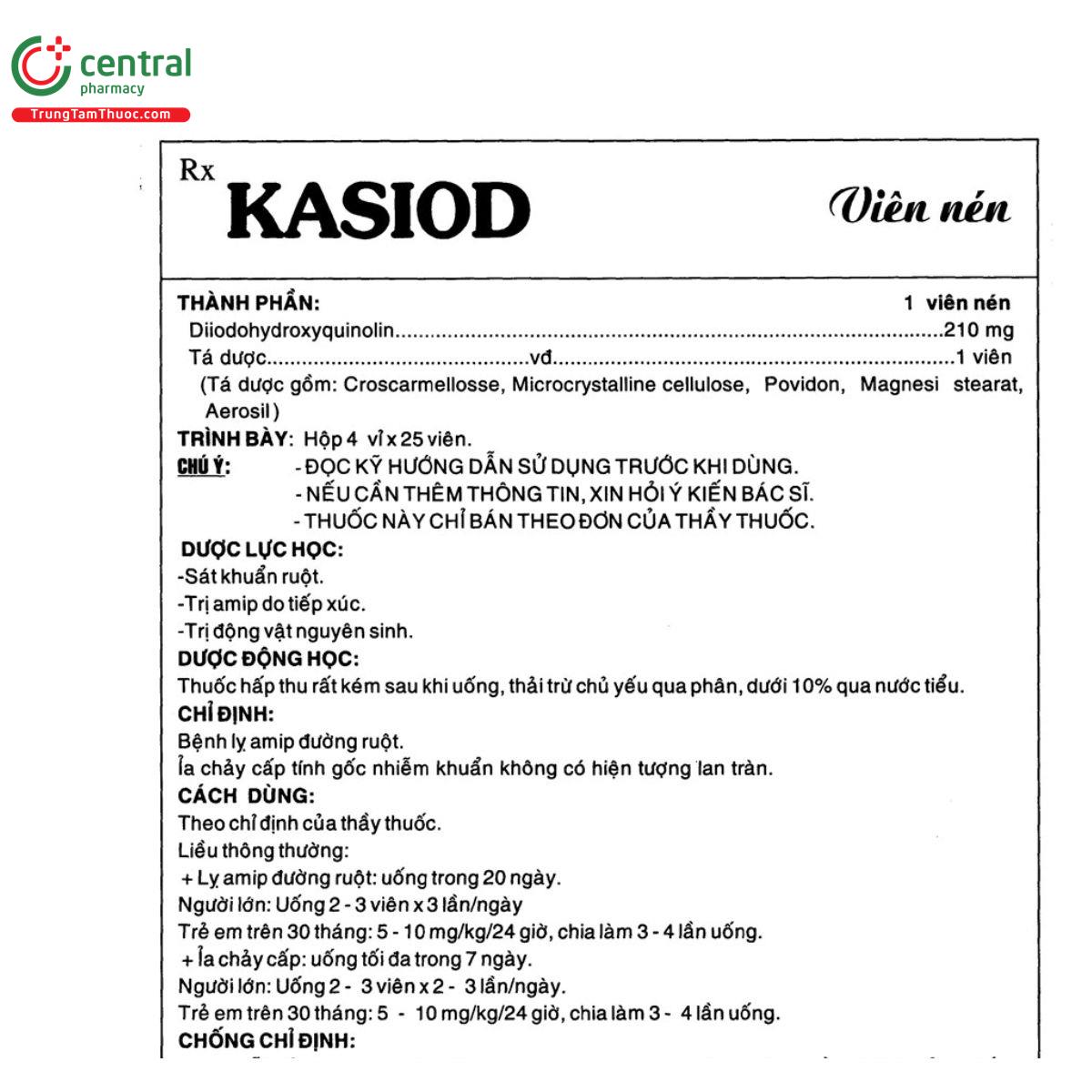 kasiod 210mg 8 N5120