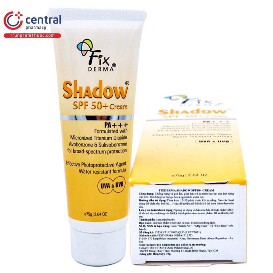 kcn fixderma shadow spf 50 cream 14 D1038