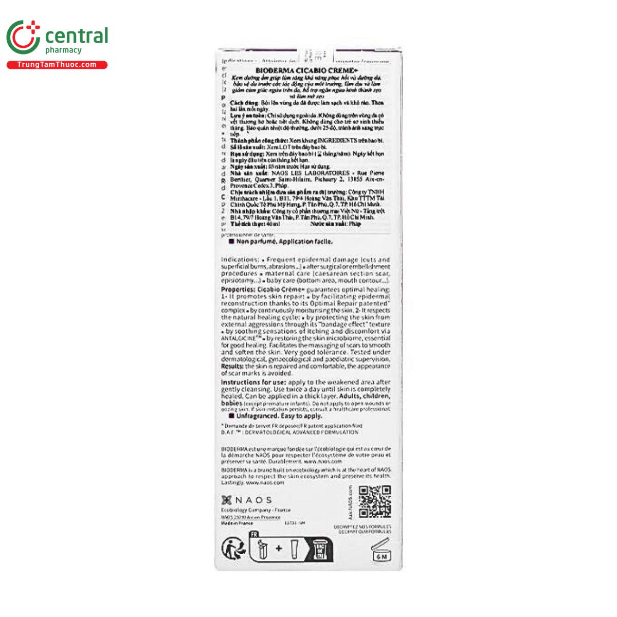 kem bioderma cicabio creme 3 K4718 kem bioderma cicabio creme 3 K4718