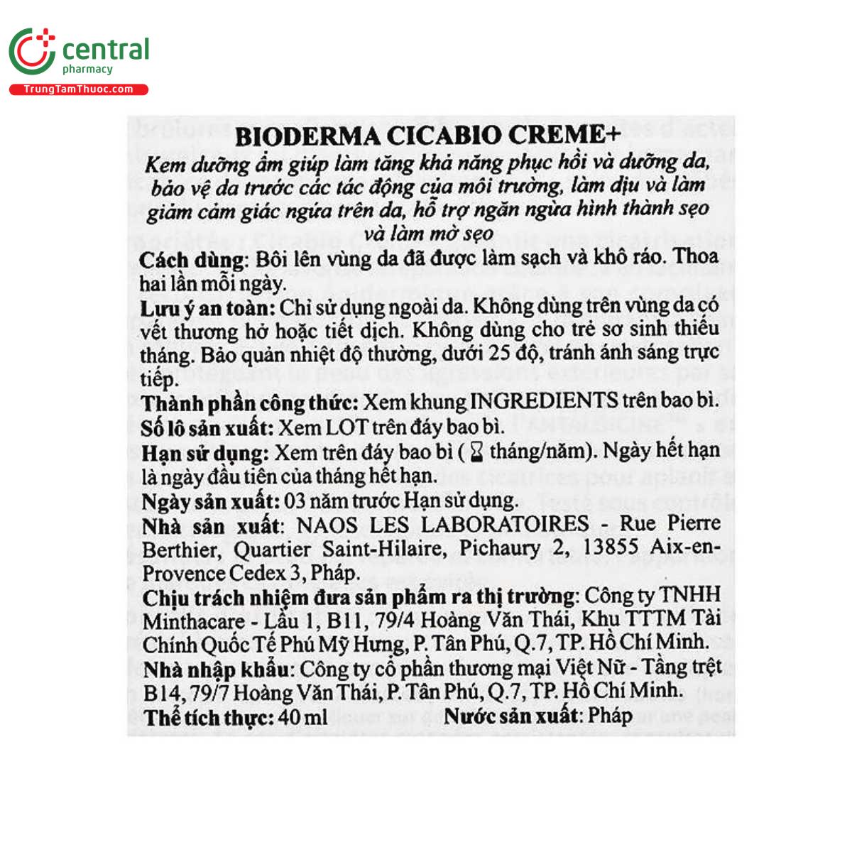 kem bioderma cicabio creme 8 R7126 kem bioderma cicabio creme 8 R7126