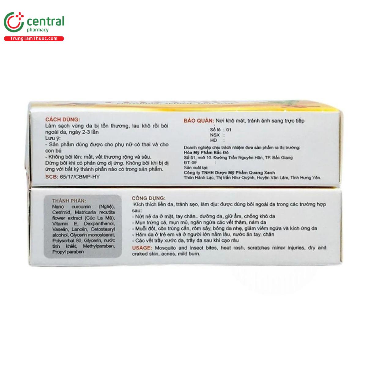 kem boi da nghe va vitamin celcumin 3 N5777