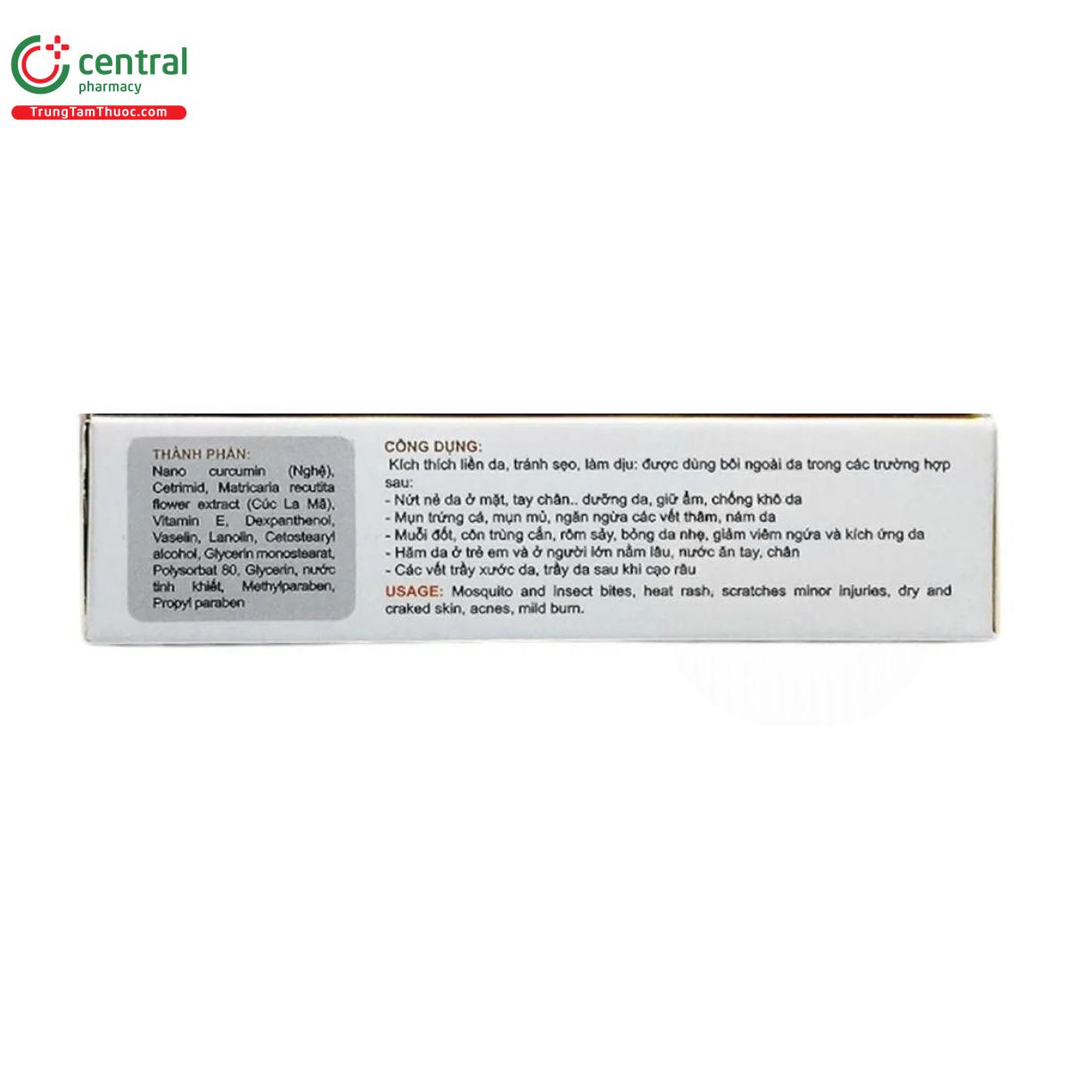 kem boi da nghe va vitamin celcumin 6 D1163
