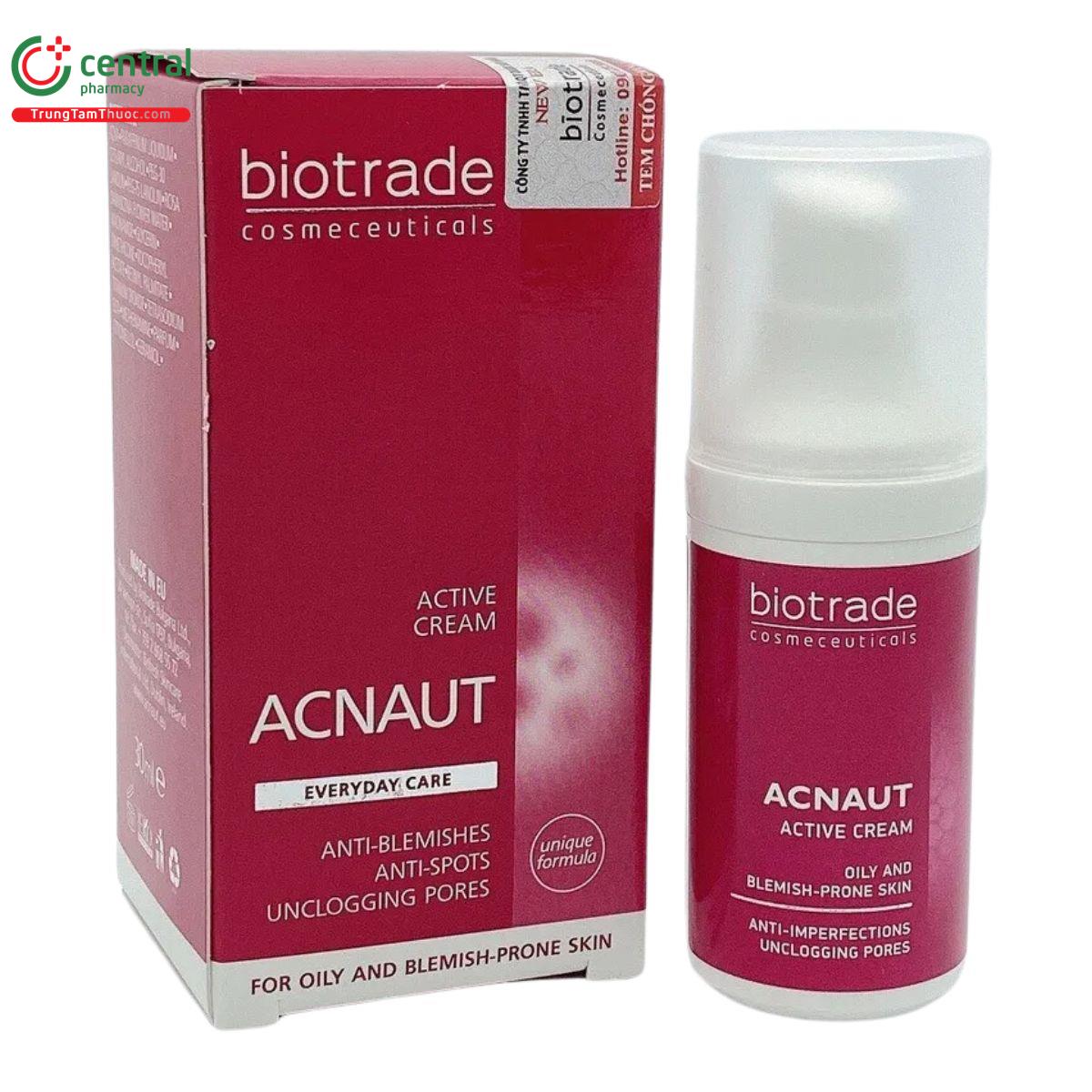 kem cham mun biotrade acnaut active cream N5808