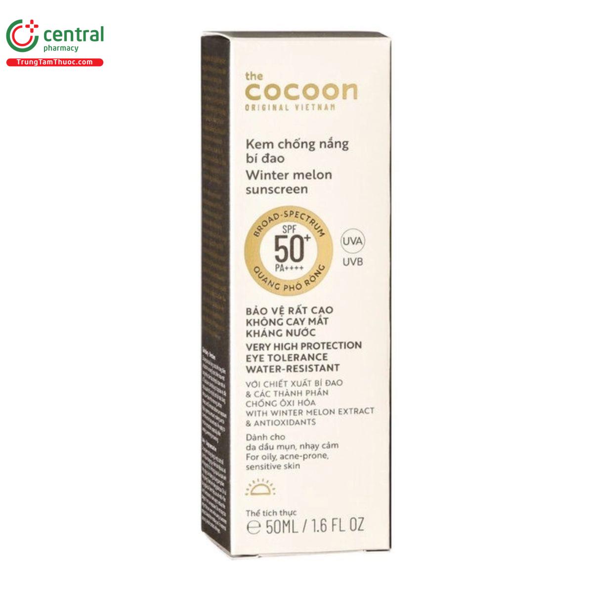 kem chong nang bi dao cocoon spf50 pa 50ml 4 F2541