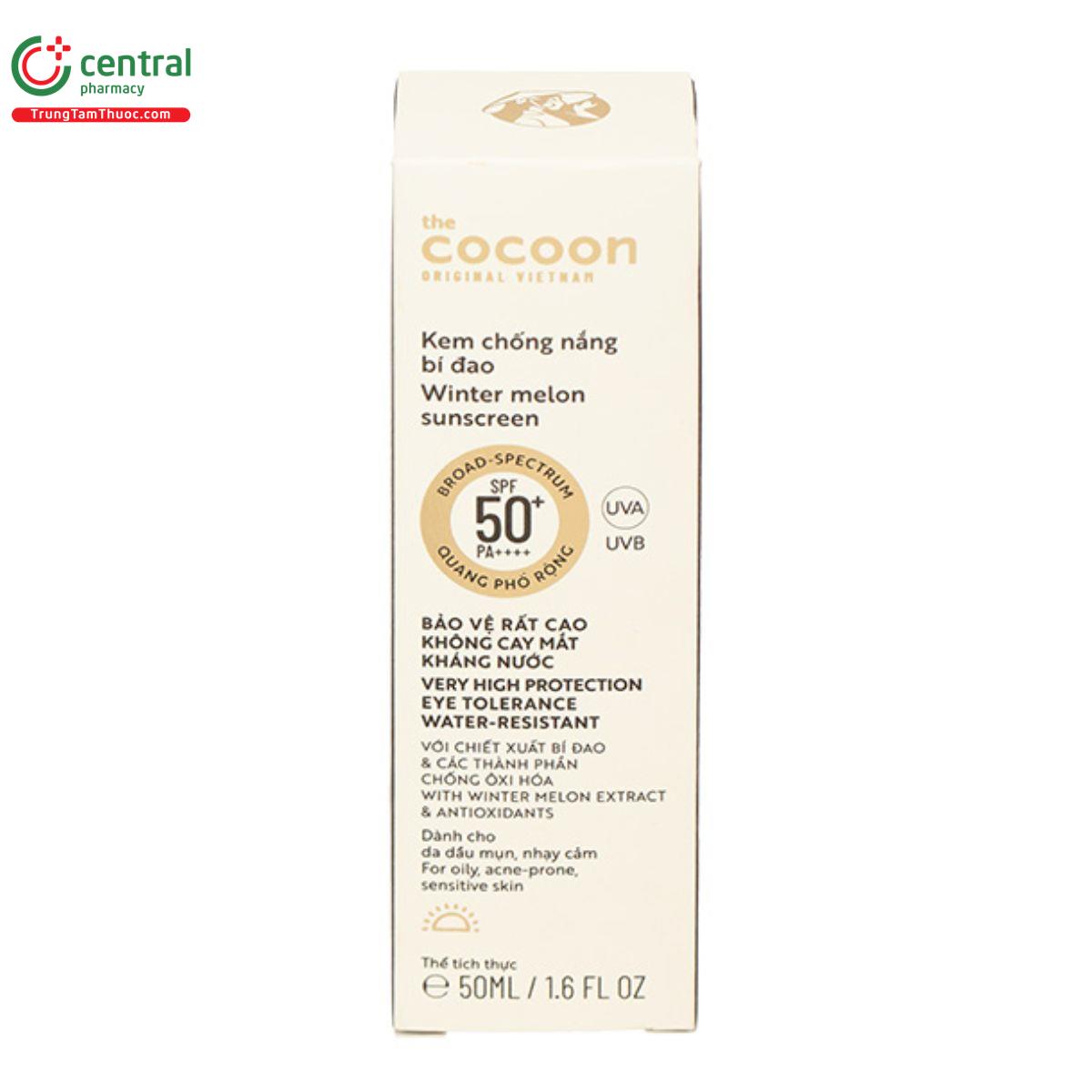 kem chong nang bi dao cocoon spf50 pa 50ml 41 V8813