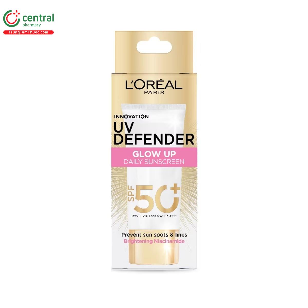 kem chong nang loreal uv defender glow up daily sunscreen spf50 pa 50ml 2 G2033