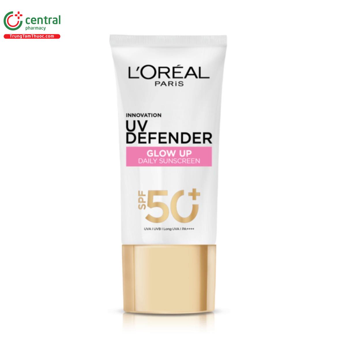 kem chong nang loreal uv defender glow up daily sunscreen spf50 pa 50ml 3 V8306