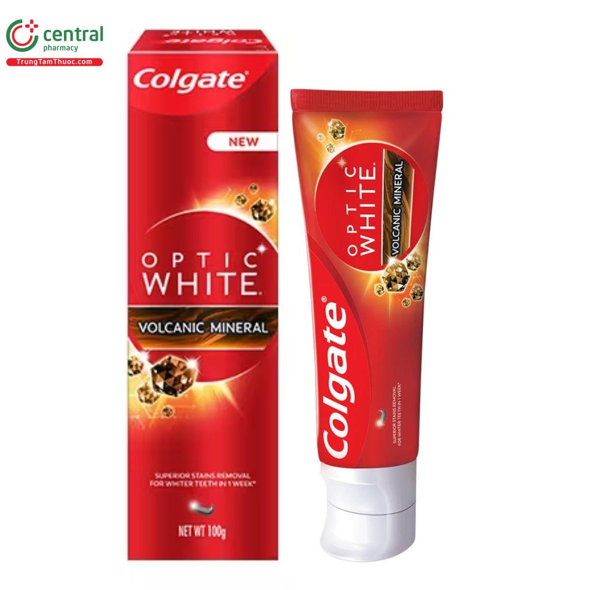 kem danh rang colgate optic white volcanic mineral 100g 1 H2656