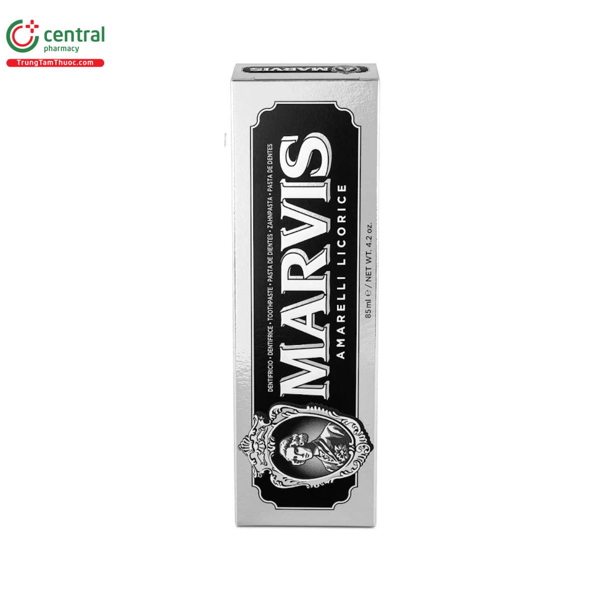 kem danh rang marvis amarelli licorice mint 2 K4770