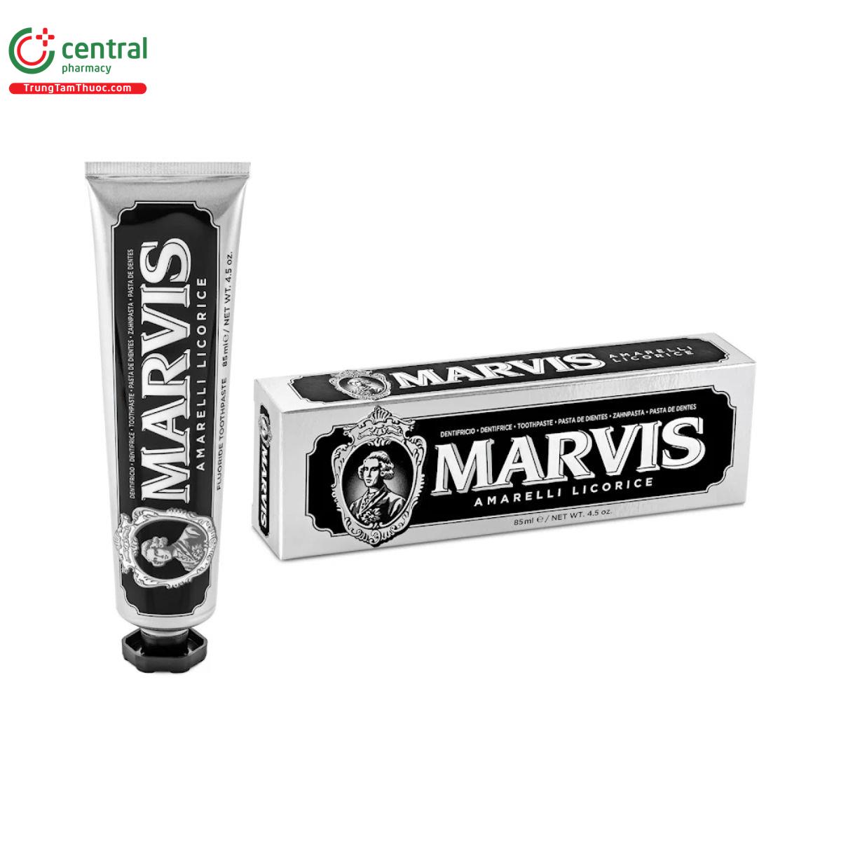 kem danh rang marvis amarelli licorice mint 3 O6811