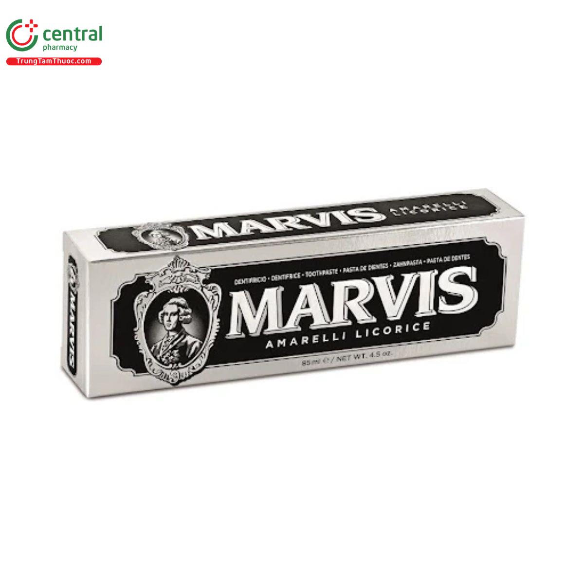 kem danh rang marvis amarelli licorice mint 4 M5856