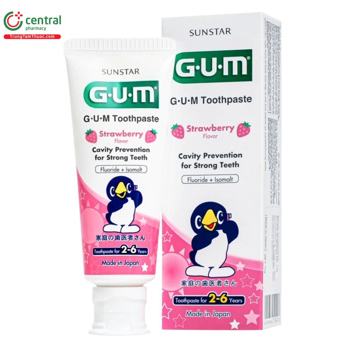kem danh rang sunstar gum cho be 2 6 tuoi huong dau 1 C1560