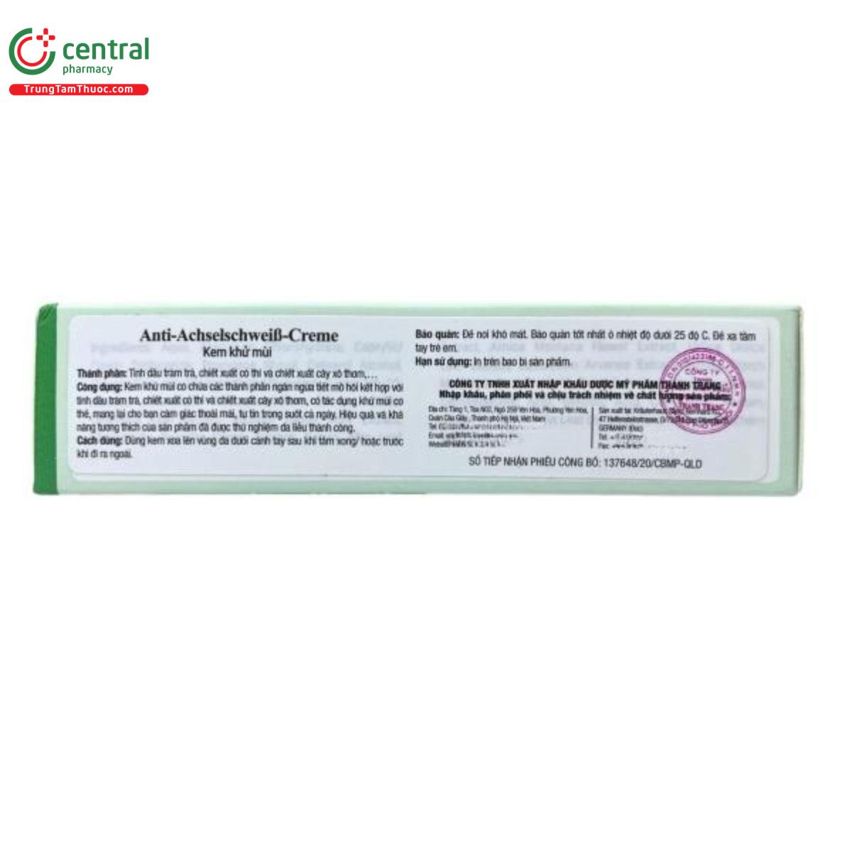 kem khu mui anti achselschweib cream 4 I3346