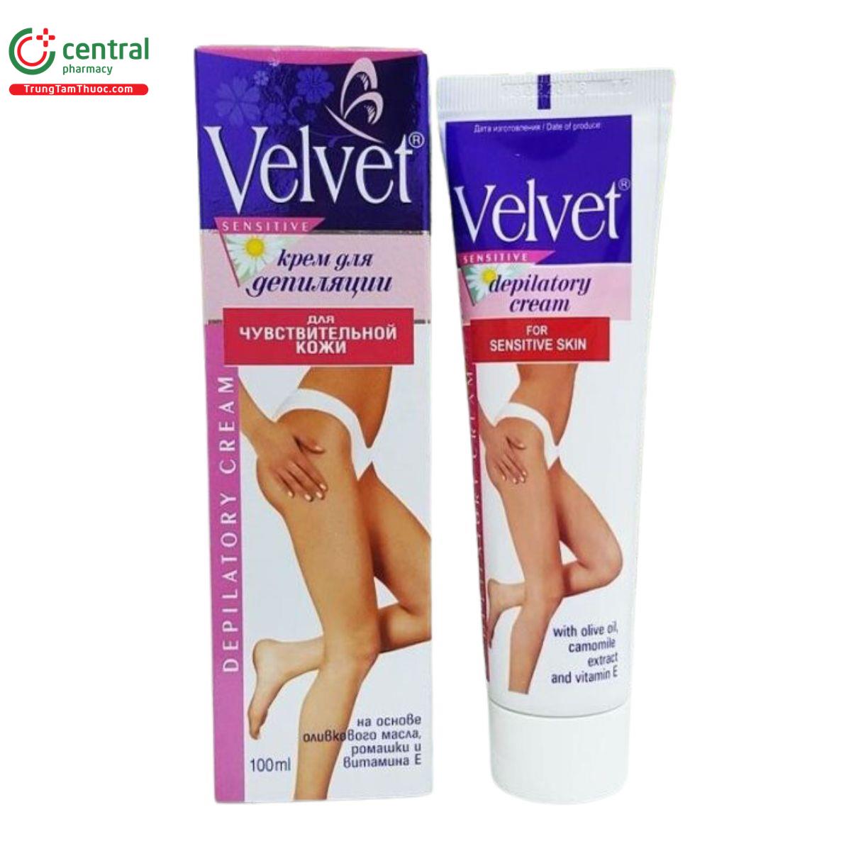Kem tẩy lông Velvet