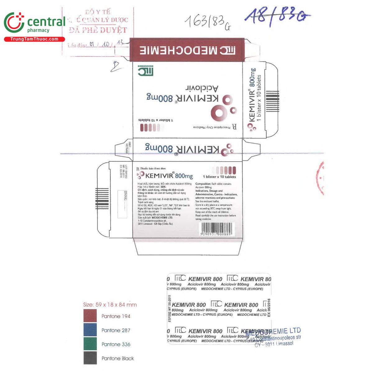 kemivir 800mg 2 F2370 kemivir 800mg 2 F2370