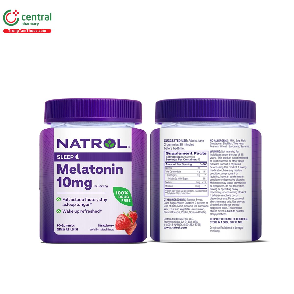 keo ngu natrol melatonin 10mg 4 J3440