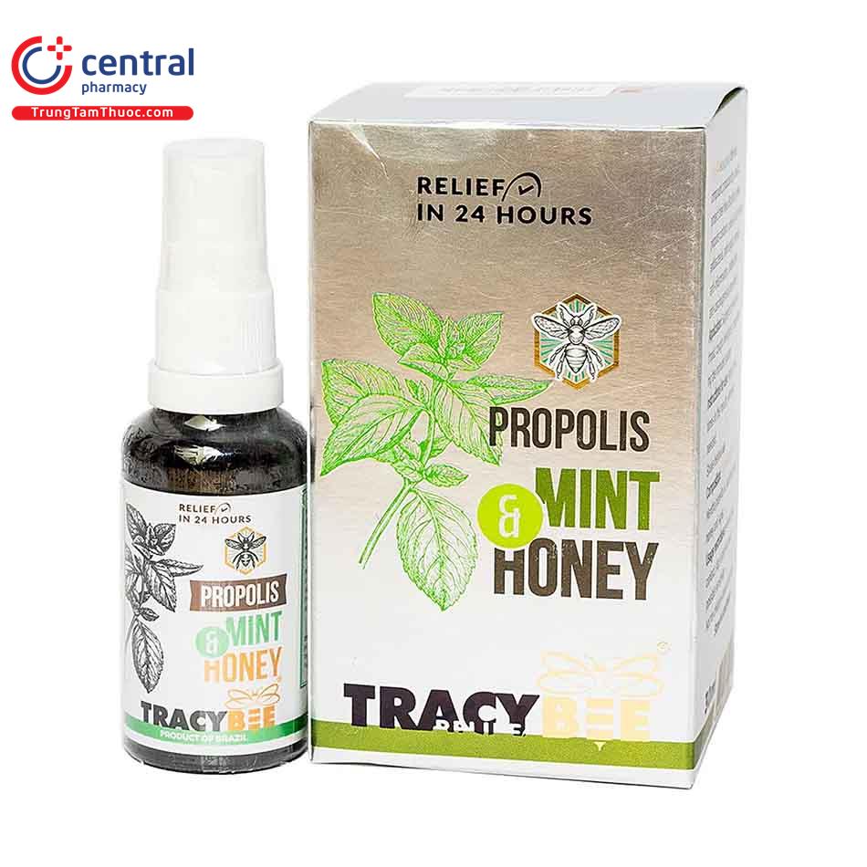 [CHÍNH HÃNG] Keo Ong Tracybee Propolis Mint & Honey 30ml cách dùng