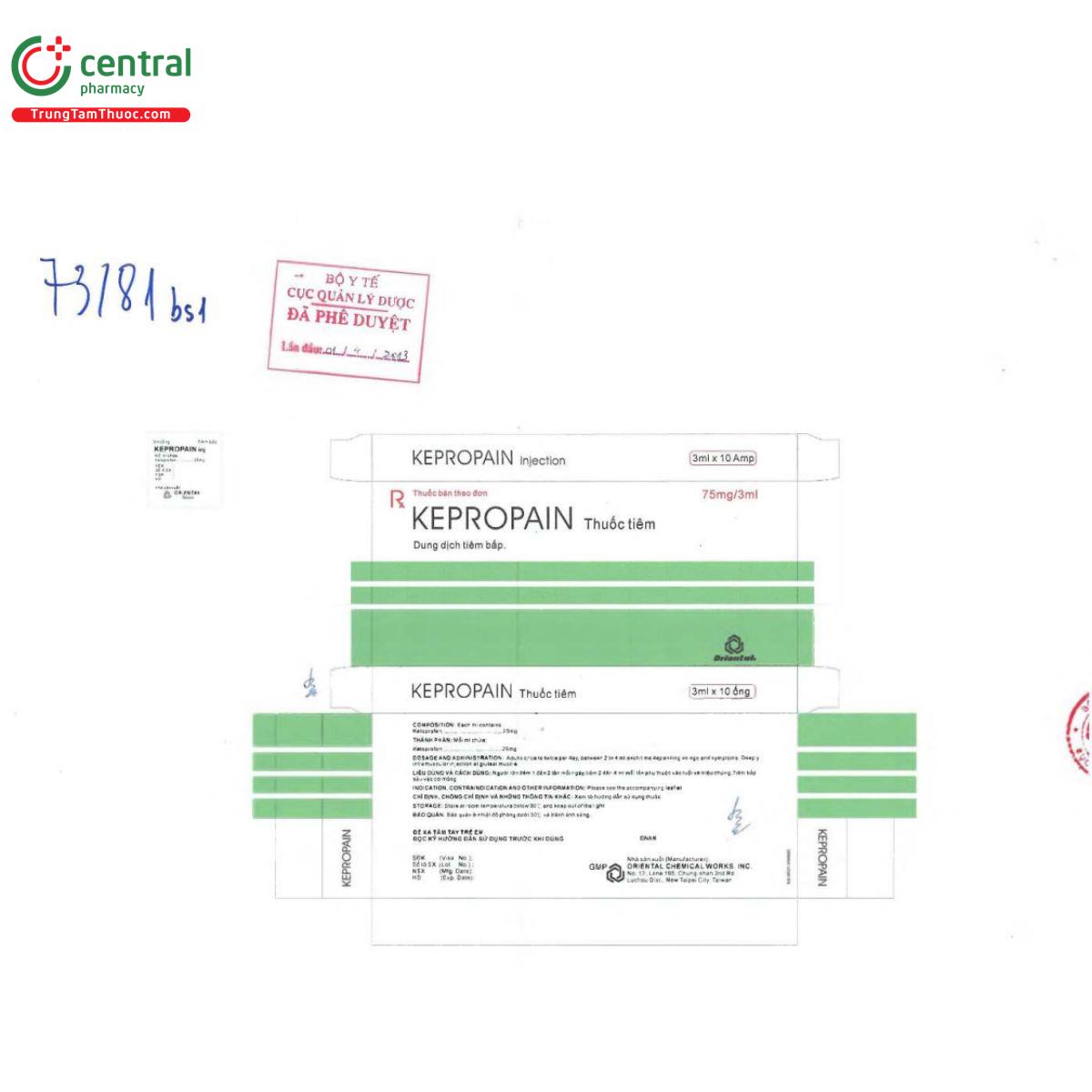 kepropain injection 2 T7140 kepropain injection 2 T7140