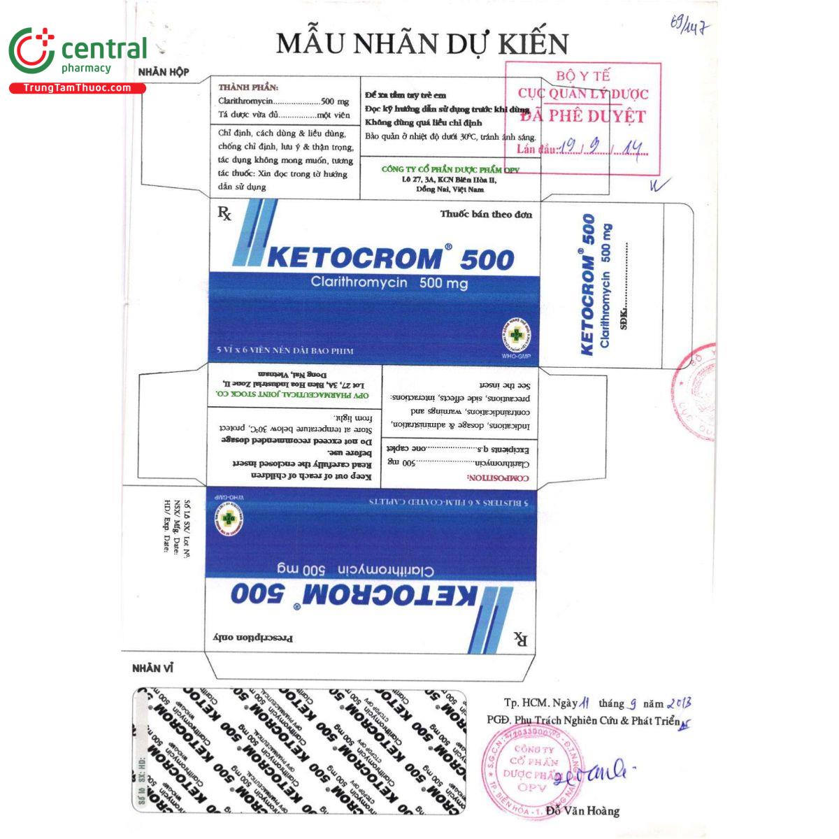 ketocrom 500 3 K4848