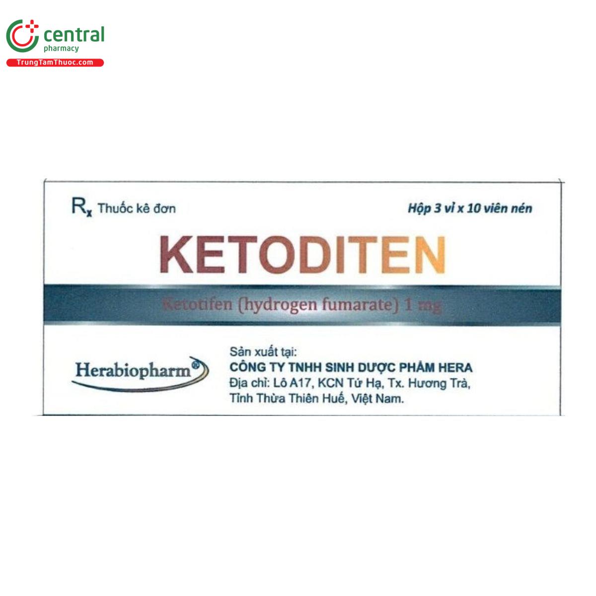 ketoditen 1mg 3 Q6686
