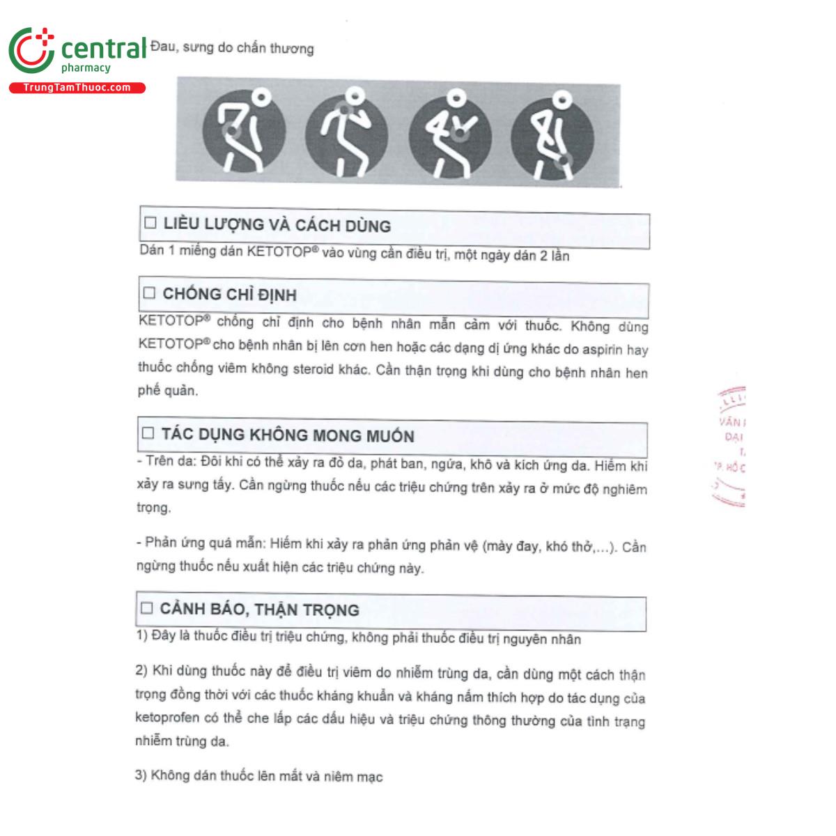 ketotop plaster 30mg 5 U8144