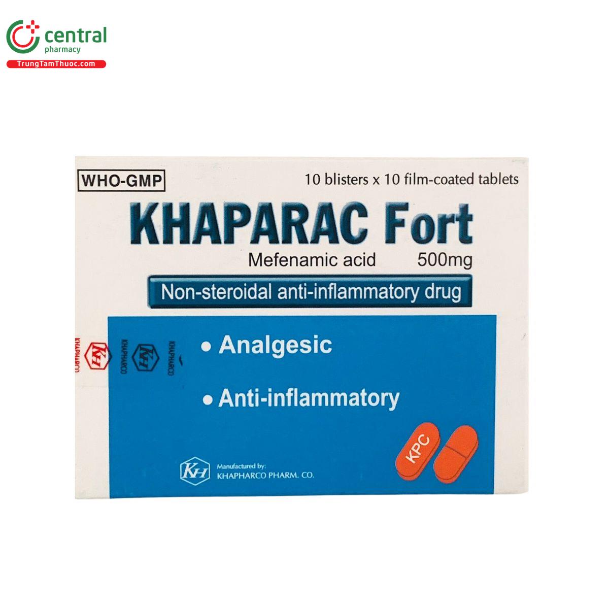 khaparac fort 500mg 2 P6744