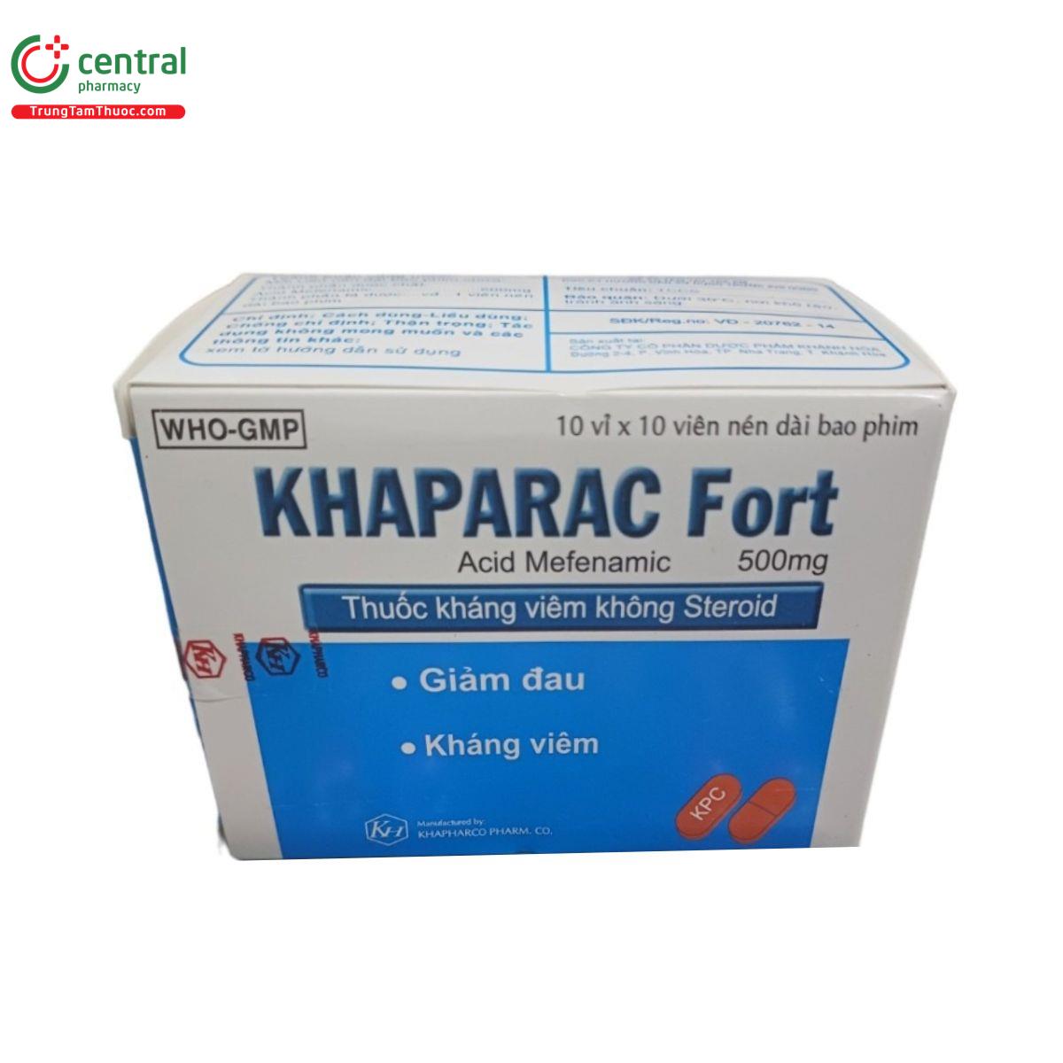 khaparac fort 500mg 4 F2241