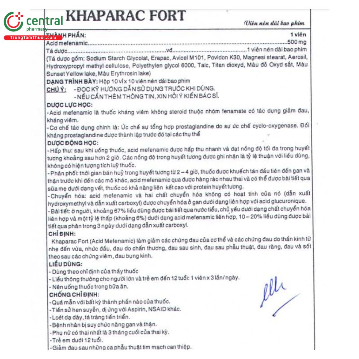 khaparac fort 500mg 7 M5468