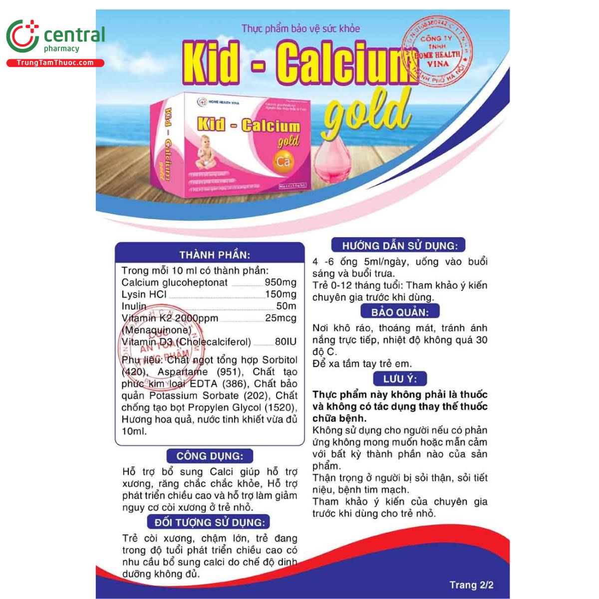 kid calcium gold 8 T8558