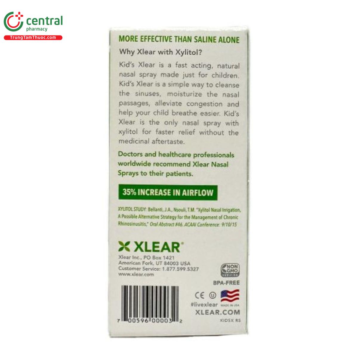 kid s xlear nasal spray hop 1 chai 22ml 6 F2480