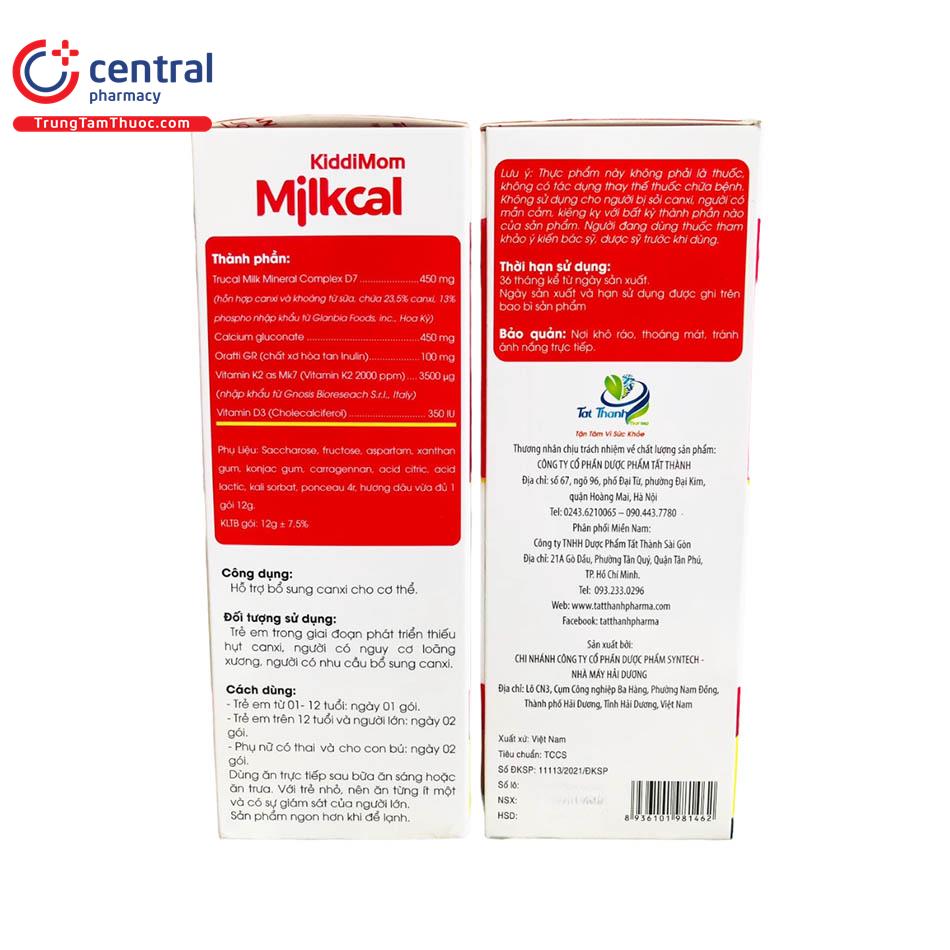 kiddimom milkcal 7 V8017