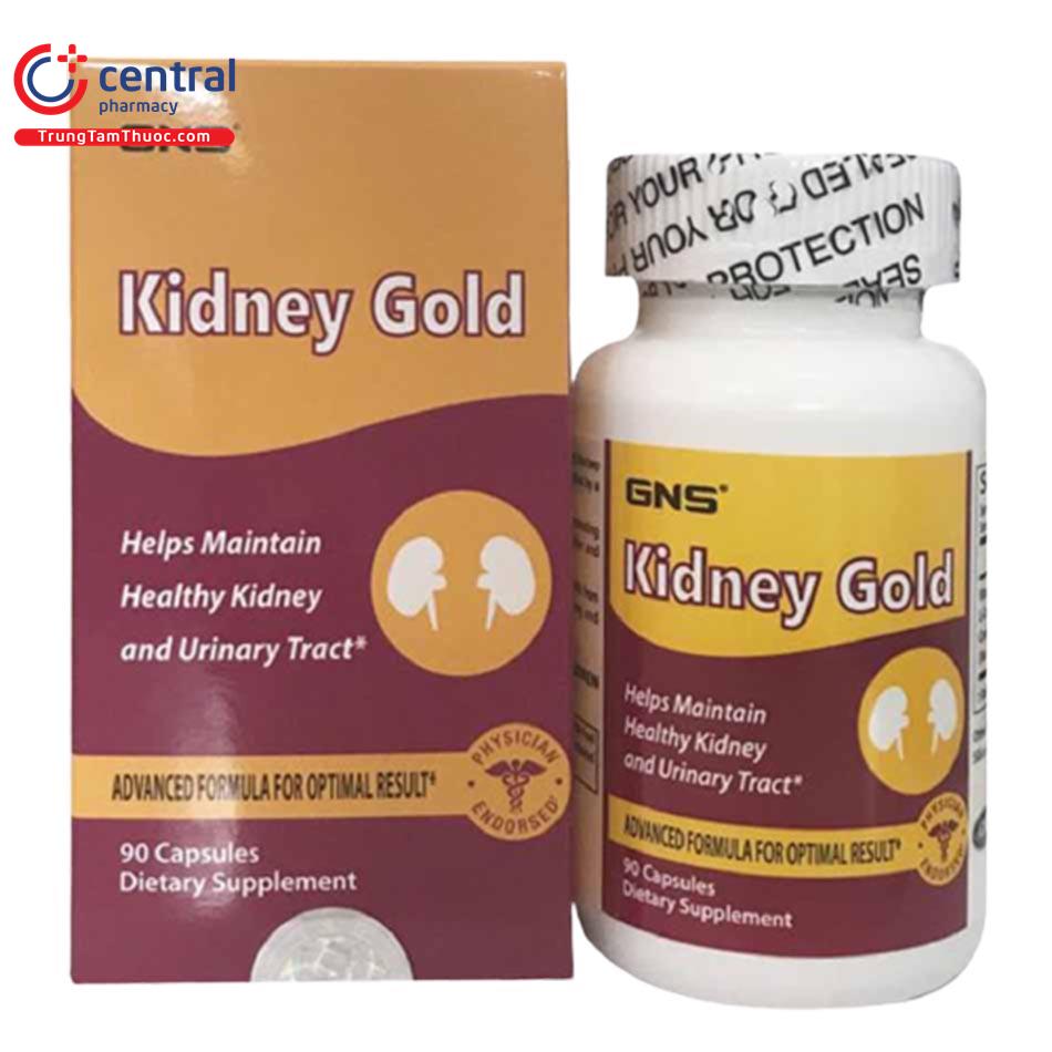 Thuốc Kidney Gold hỗ trợ điều trị suy giảm chức năng thận