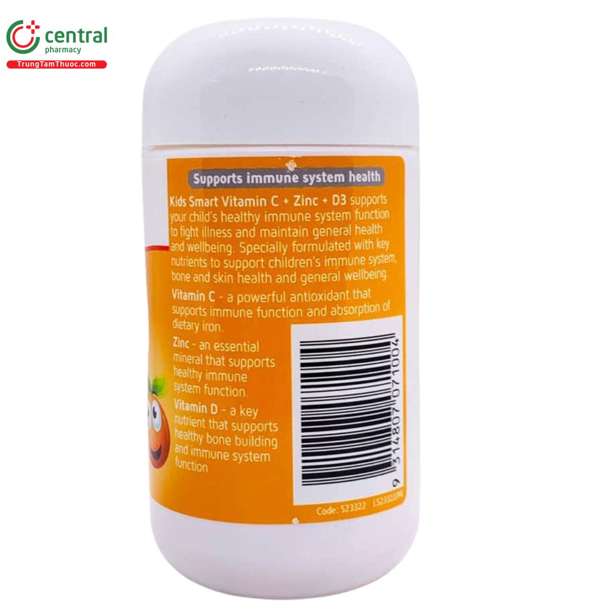 kids smart vitamin c zinc d3 3 P6357