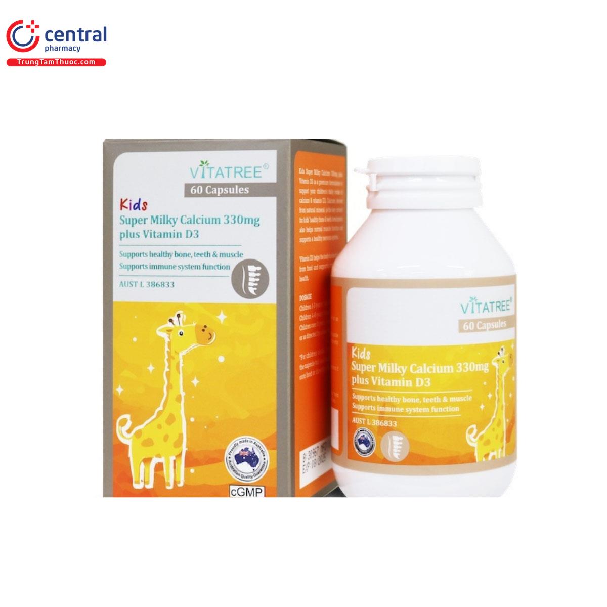 Kids Super Milky Calcium 330mg plus Vitamin D3