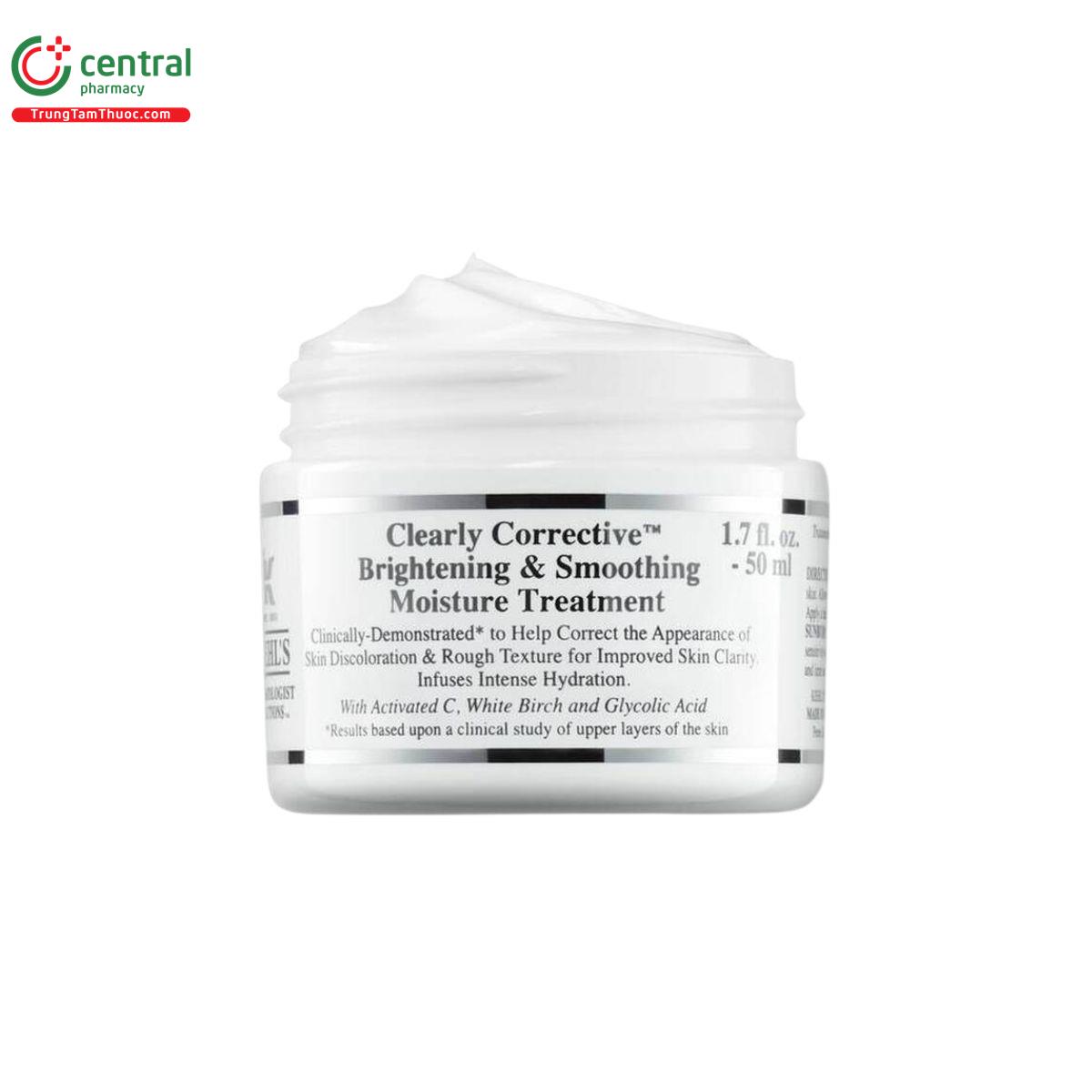 kiehls clearly corrective brightening smoothing moisture treatment 2 V8565