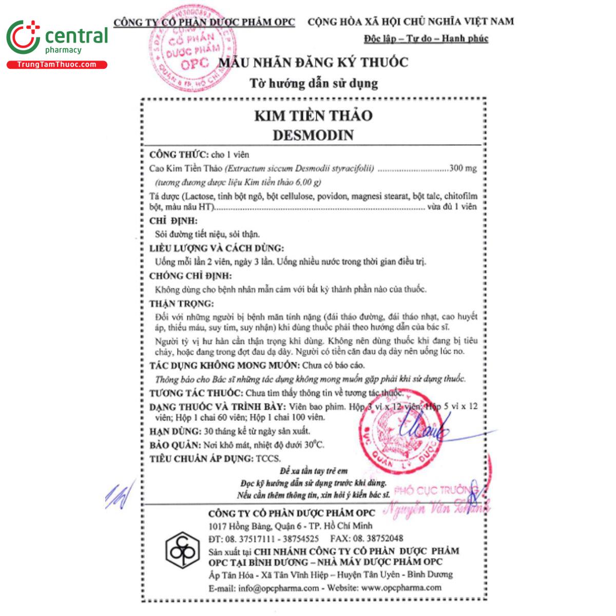 kim tien thao desmodin 1 C1564 kim tien thao desmodin 1 C1564