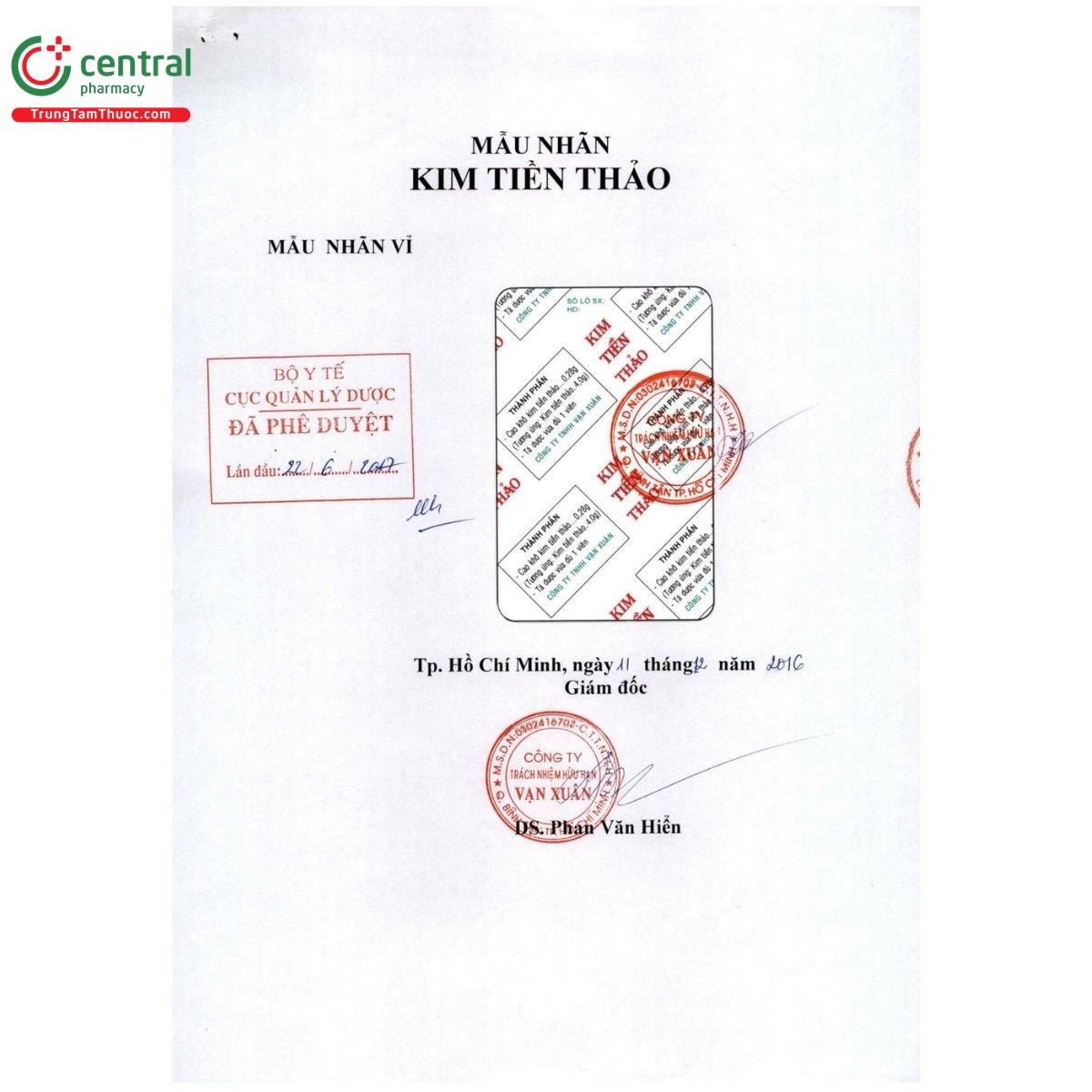 kim tien thao duoc van xuan 11 E1000 kim tien thao duoc van xuan 11 E1000