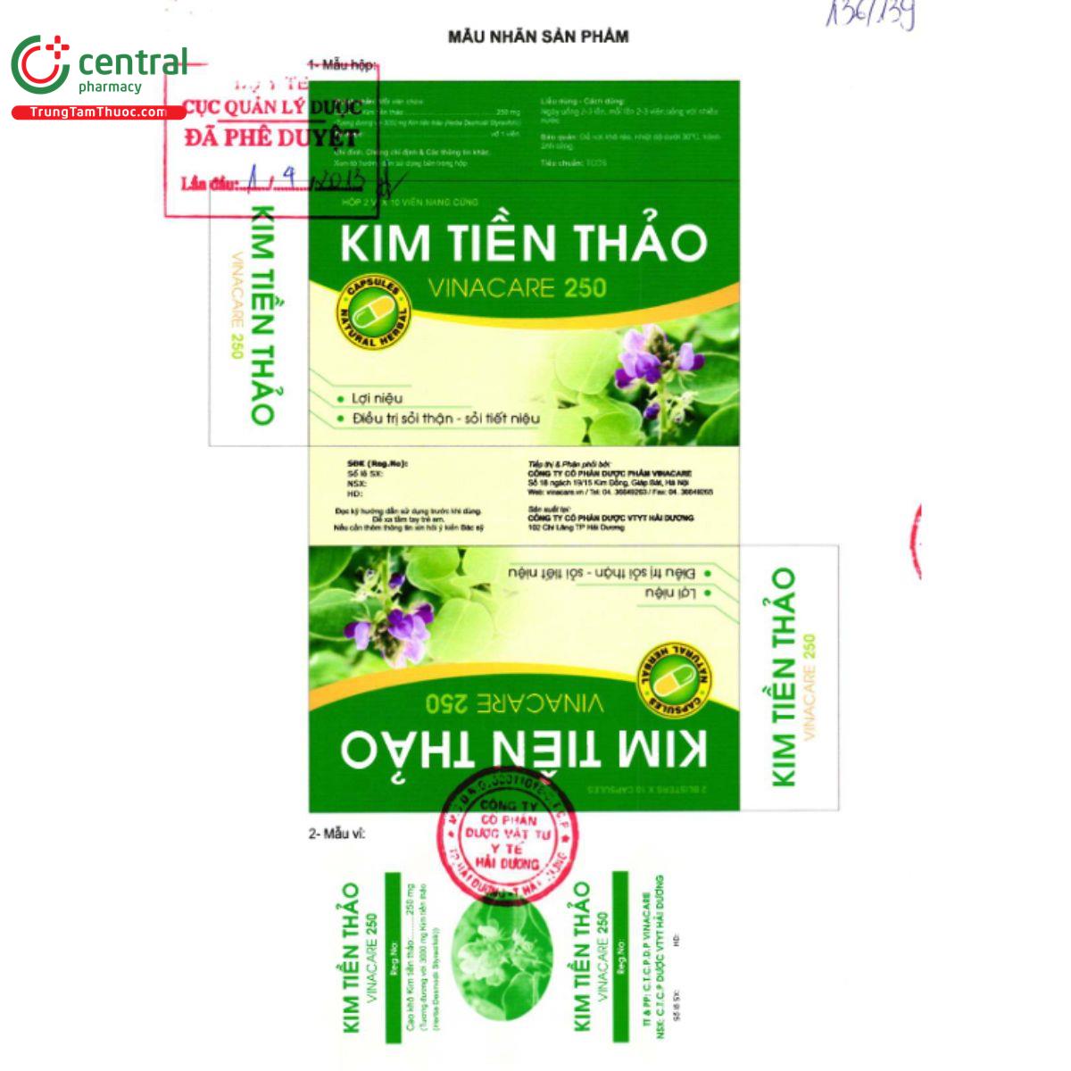 kim tien thao vinacare 250 4 O5307 kim tien thao vinacare 250 4 O5307