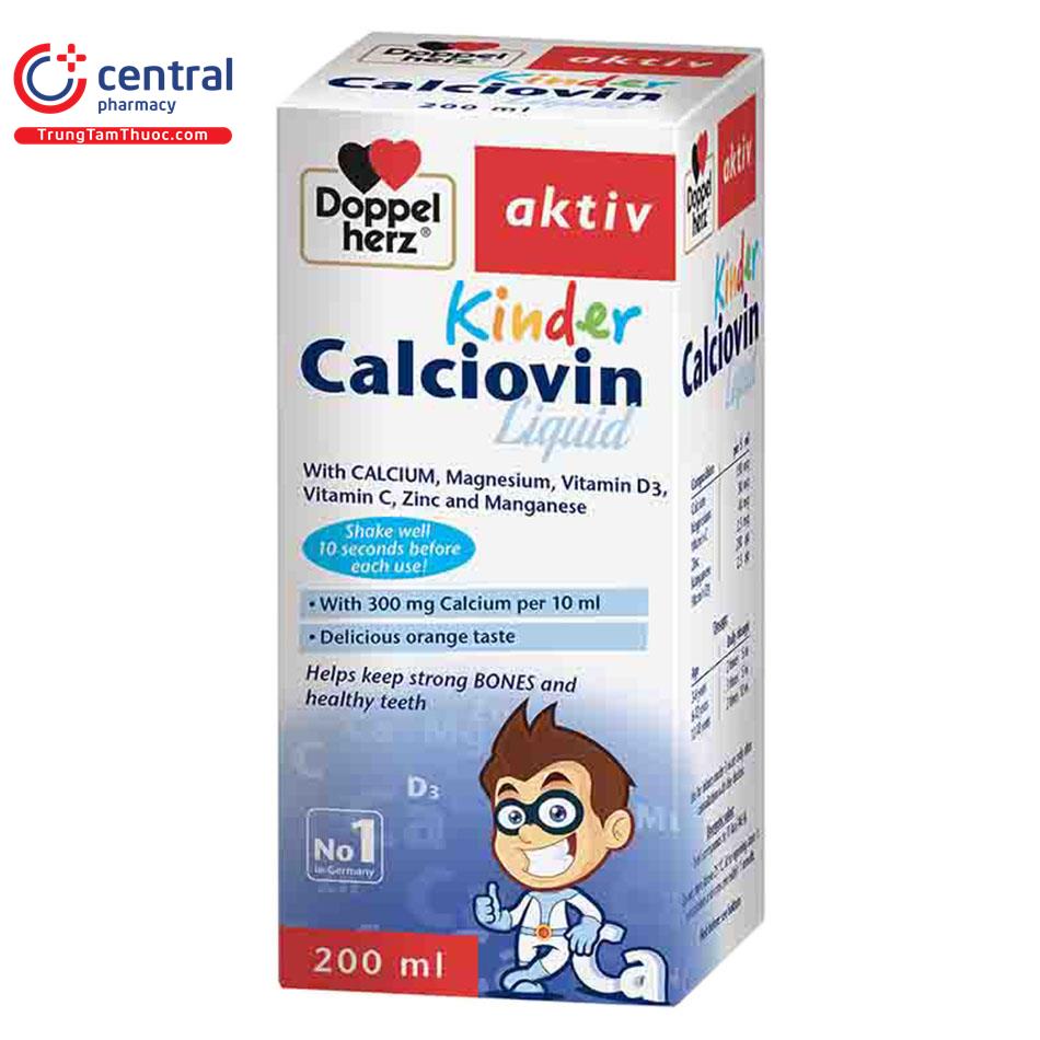 kinder calciovin liquid doppelherz 200ml 10 N5451