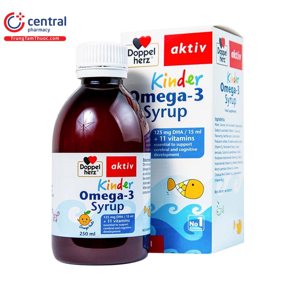 Kinder Omega3 Syrup Doppelherz bổ sung DHA đúng cách cho trẻ