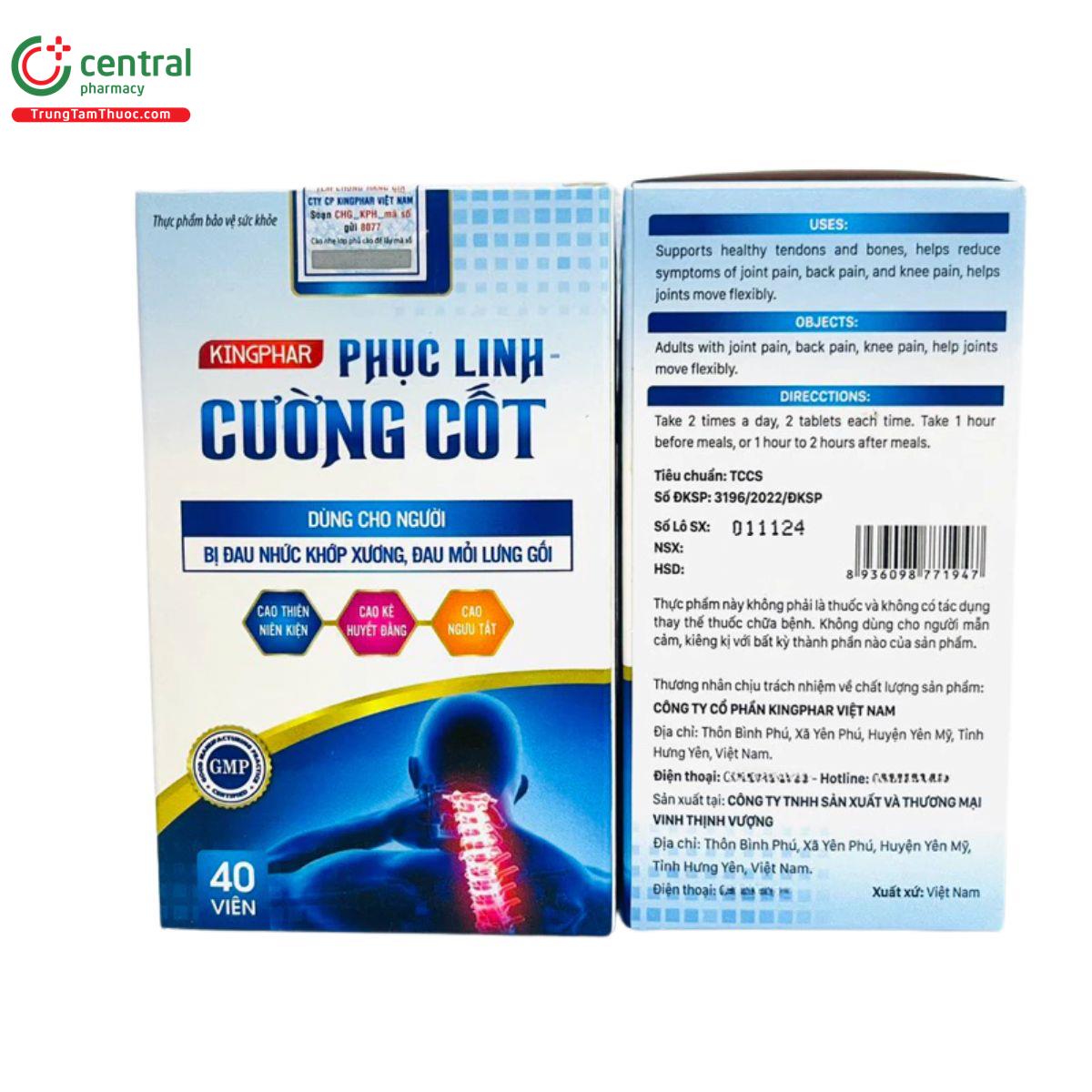 kingphar phuc linh cuong cot 3 E1518 kingphar phuc linh cuong cot 3 E1518