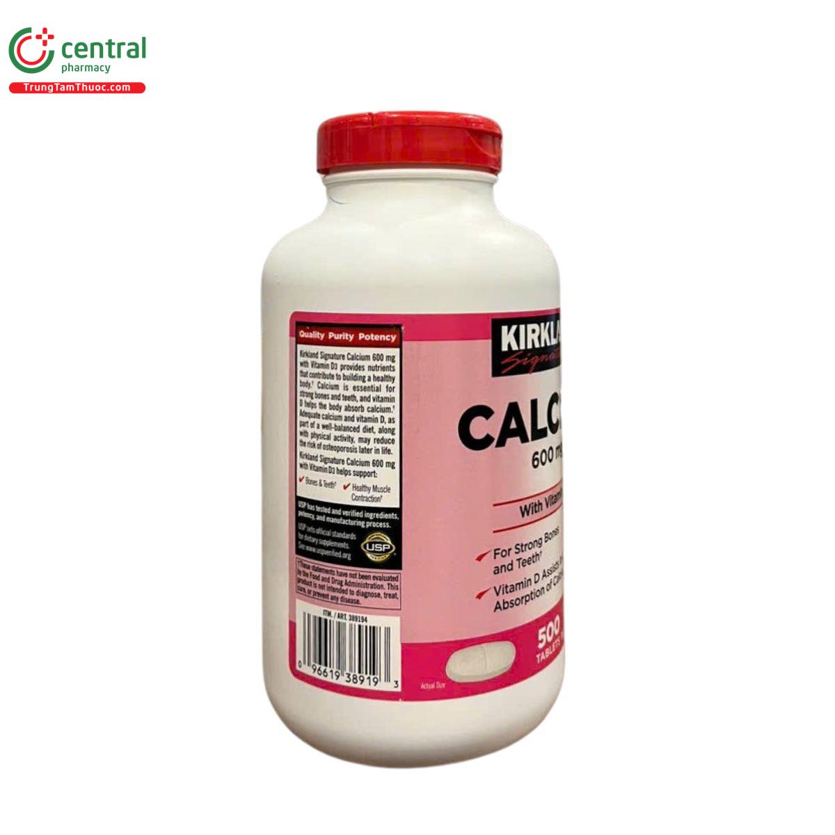 kirkland calcium 600 mg vitamine d3 2 B0865