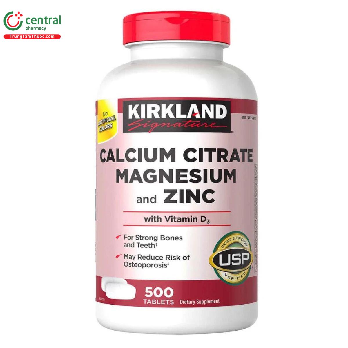 kirkland calcium citrate magnesium and zinc 2 A0732