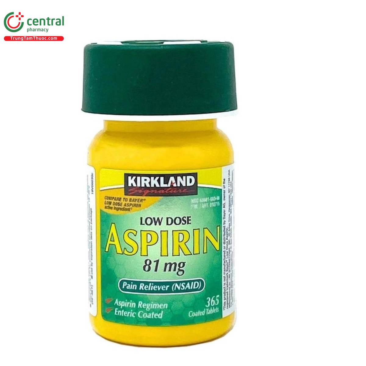 kirkland low dose aspirin 81mg 8 M5152